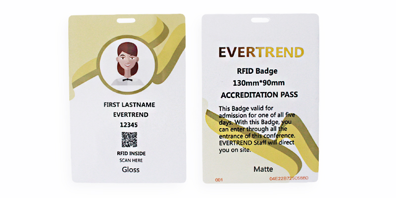 RFID VIP Badge - With Foil