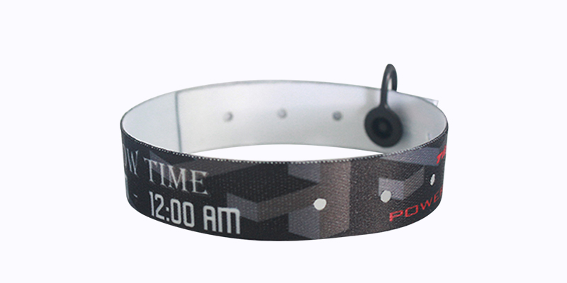 RFID Fabric Wristband - Adjustable Lock